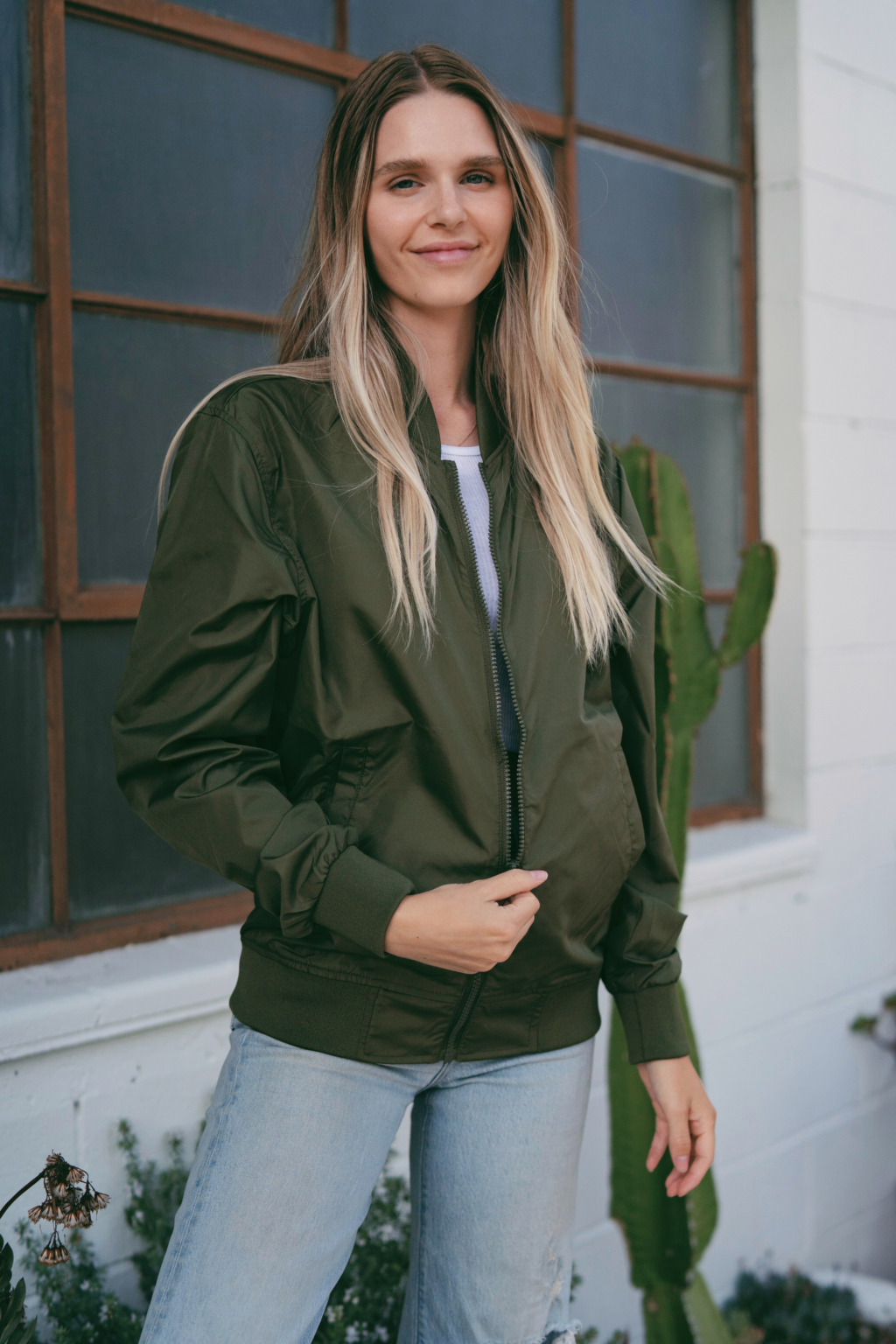 EXP52BMR Unisex Lightweight Bomber Jacket - Image 9