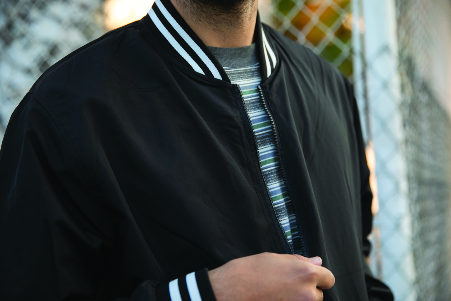 EXP52BMR Unisex Lightweight Bomber Jacket - Image 19