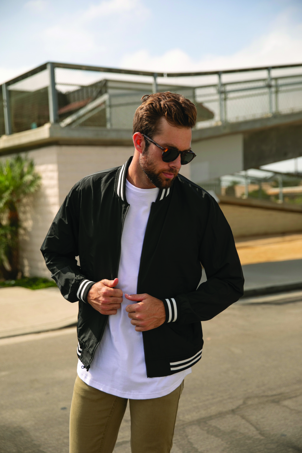 EXP52BMR Unisex Lightweight Bomber Jacket