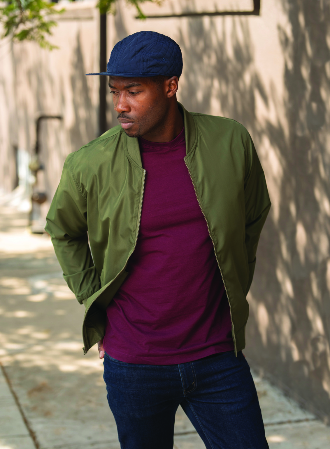 EXP52BMR Unisex Lightweight Bomber Jacket - Image 4
