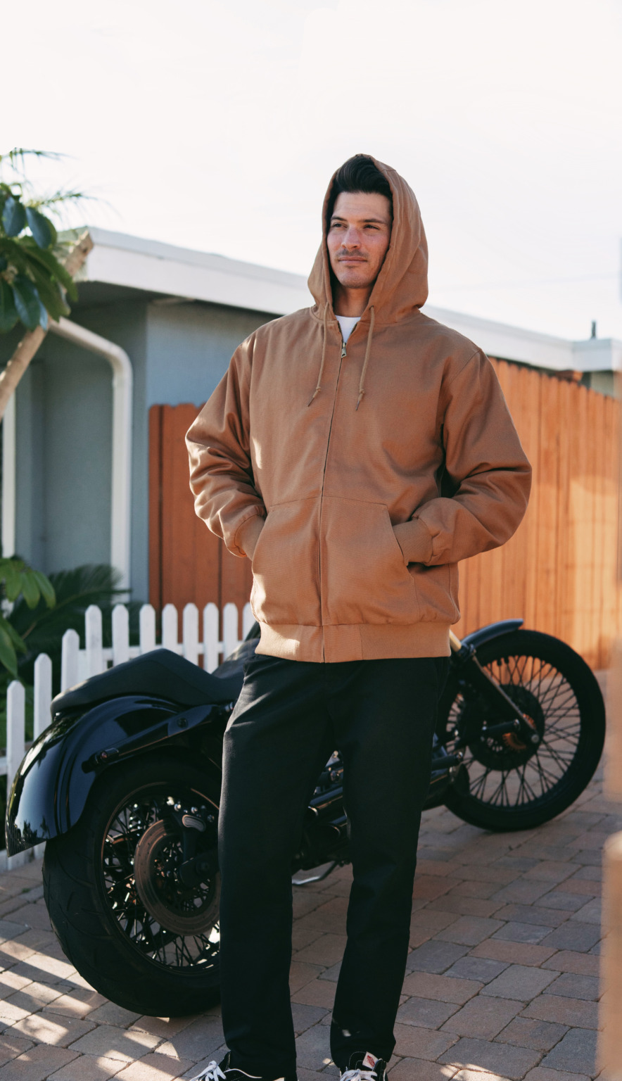 EXP550Z Men's Insulated Canvas Workwear Jacket - Image 6