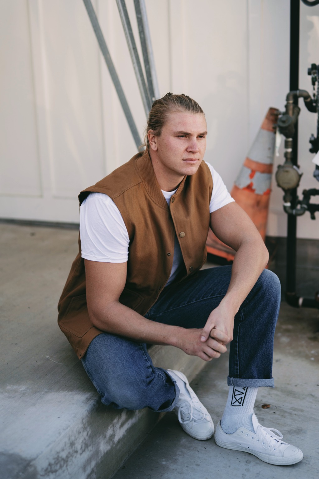 EXP560V Men's Insulated Canvas Workwear Vest - Image 14