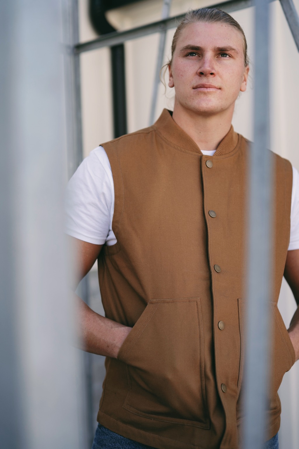 EXP560V Men's Insulated Canvas Workwear Vest - Image 24