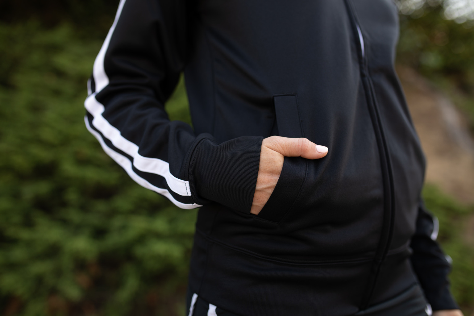 EXP70PTZ Men's Lightweight Poly-Tech Full-Zip Track Jacket - Image 6