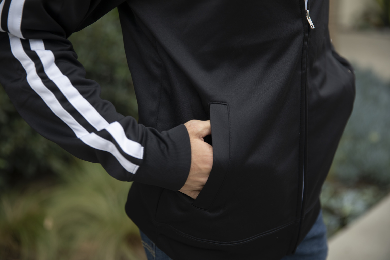 EXP70PTZ Men's Lightweight Poly-Tech Full-Zip Track Jacket - Image 5