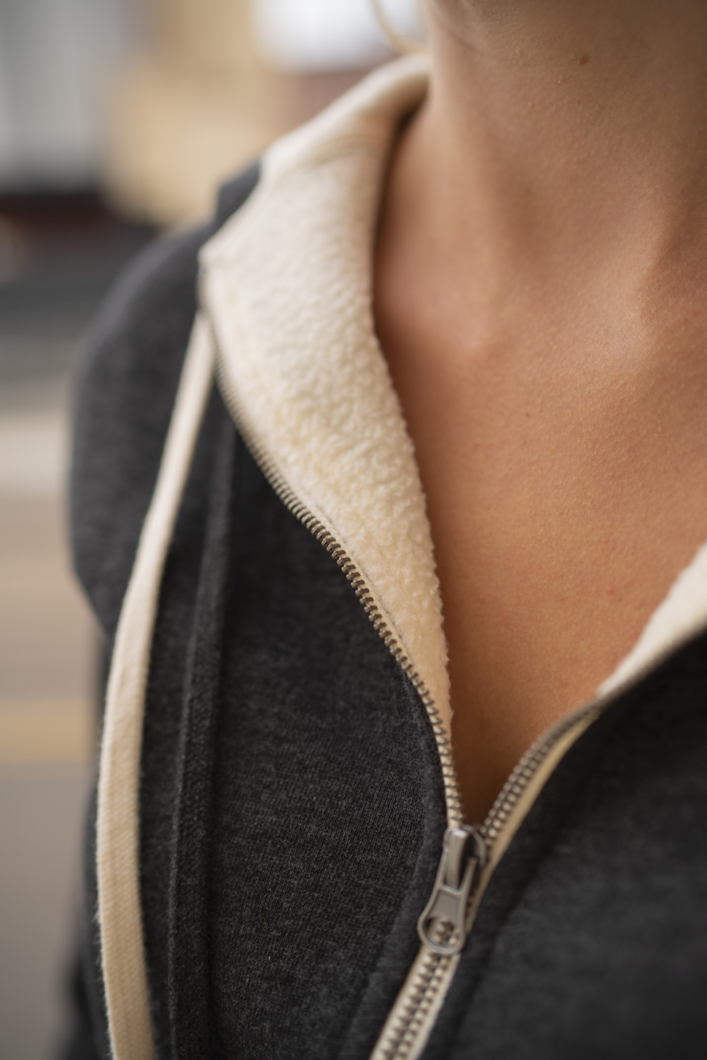 EXP90SHZ Unisex Sherpa-Lined Hooded Sweatshirt - Image 10