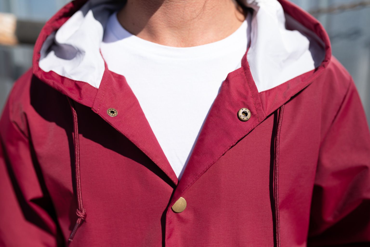 EXP95NB Men's Water-Resistant Hooded Windbreaker - Image 8