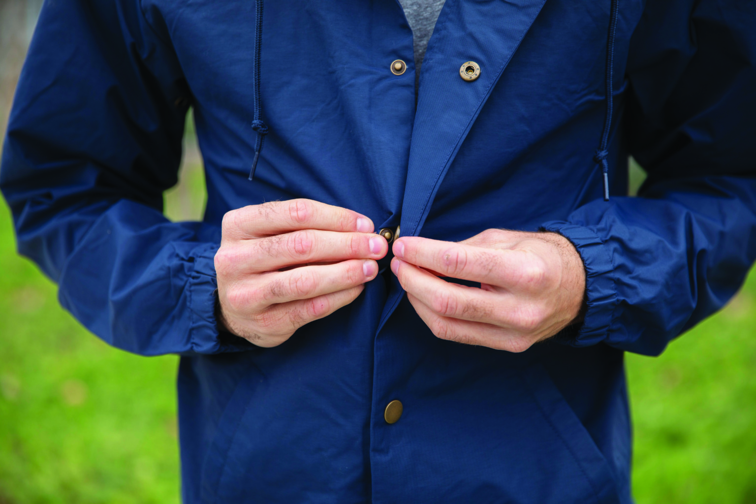 EXP95NB Men's Water-Resistant Hooded Windbreaker - Image 9