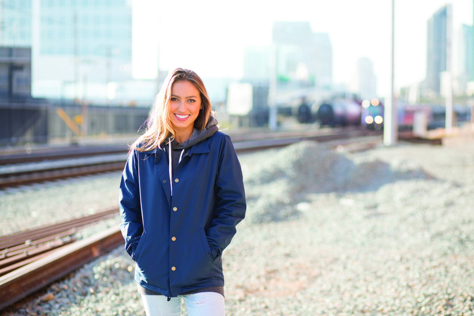 EXP99CNB Men's Water-Resistant Windbreaker Coach’s Jacket - Image 2