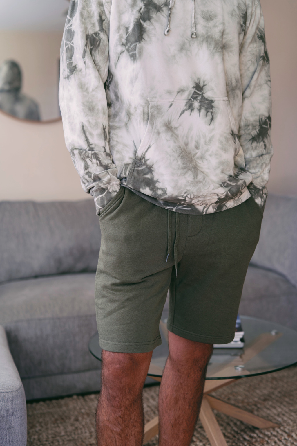 IND20SRT Men's Midweight Fleece Shorts