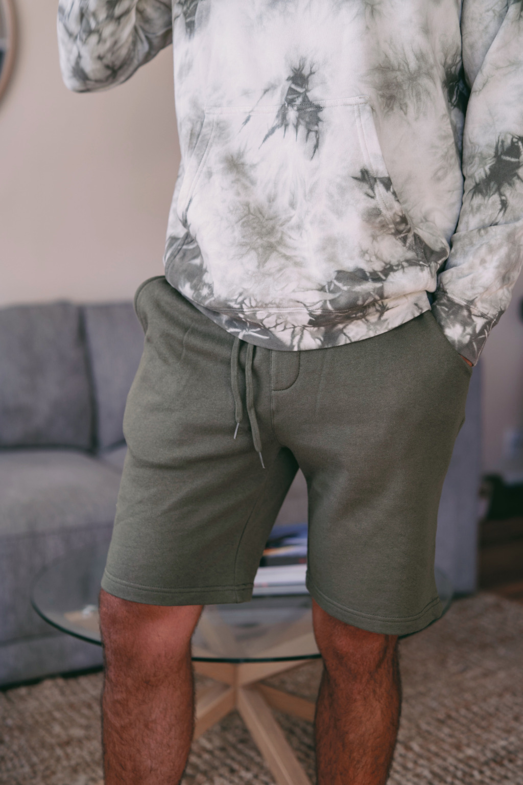 IND20SRT Men's Midweight Fleece Shorts - Image 3