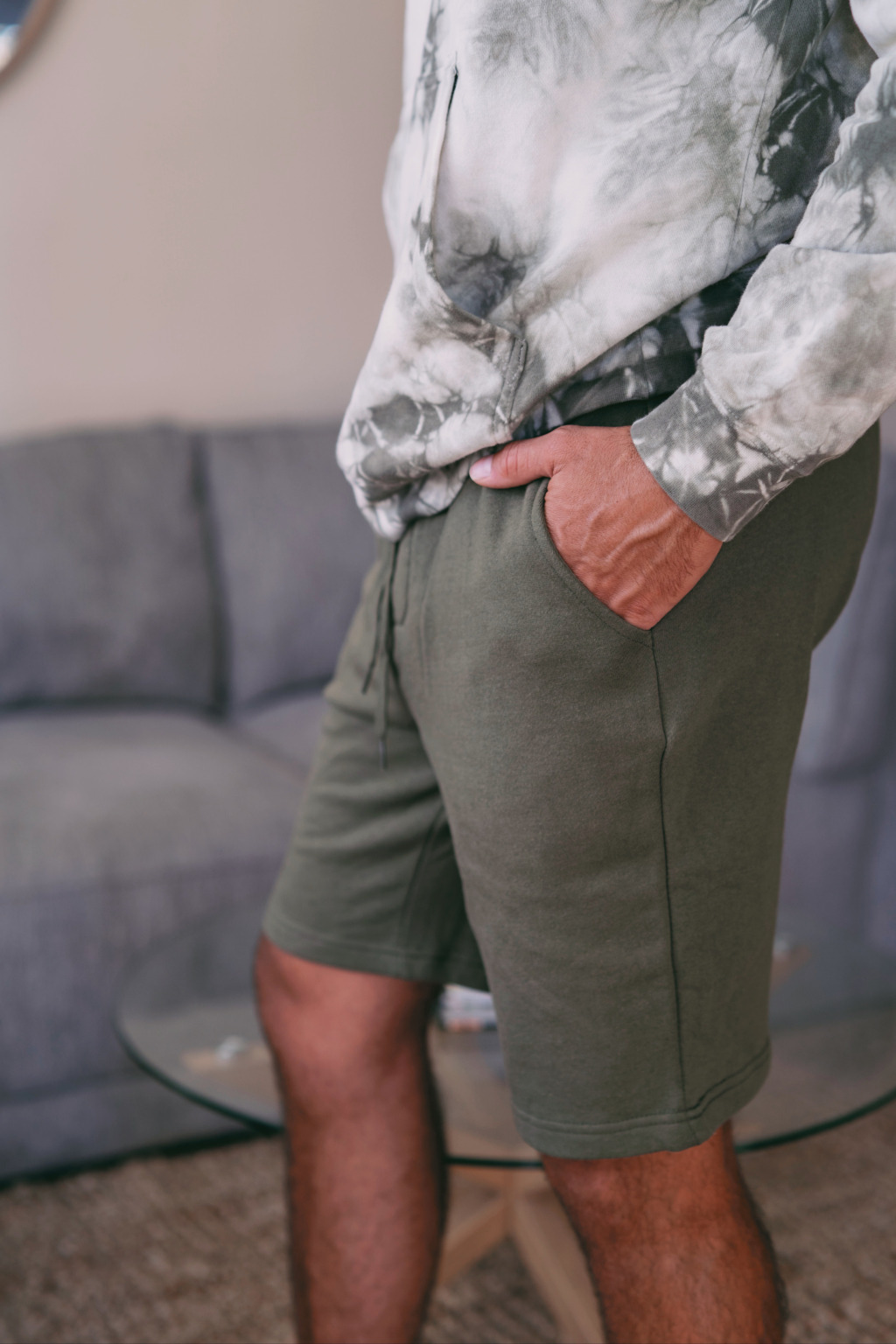 IND20SRT Men's Midweight Fleece Shorts - Image 2