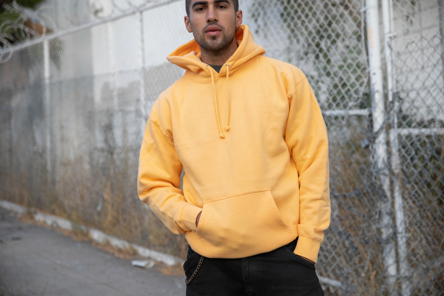 IND4000 Unisex Heavyweight Hooded Sweatshirt - Image 4