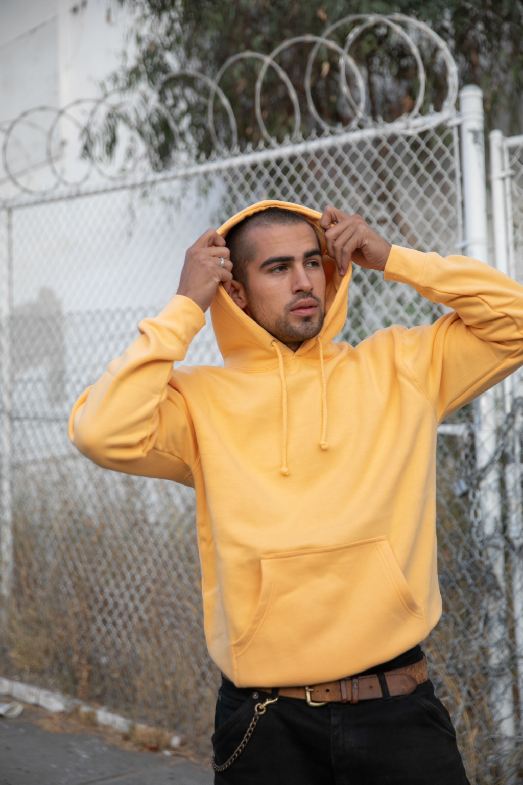 IND4000 Unisex Heavyweight Hooded Sweatshirt - Image 5