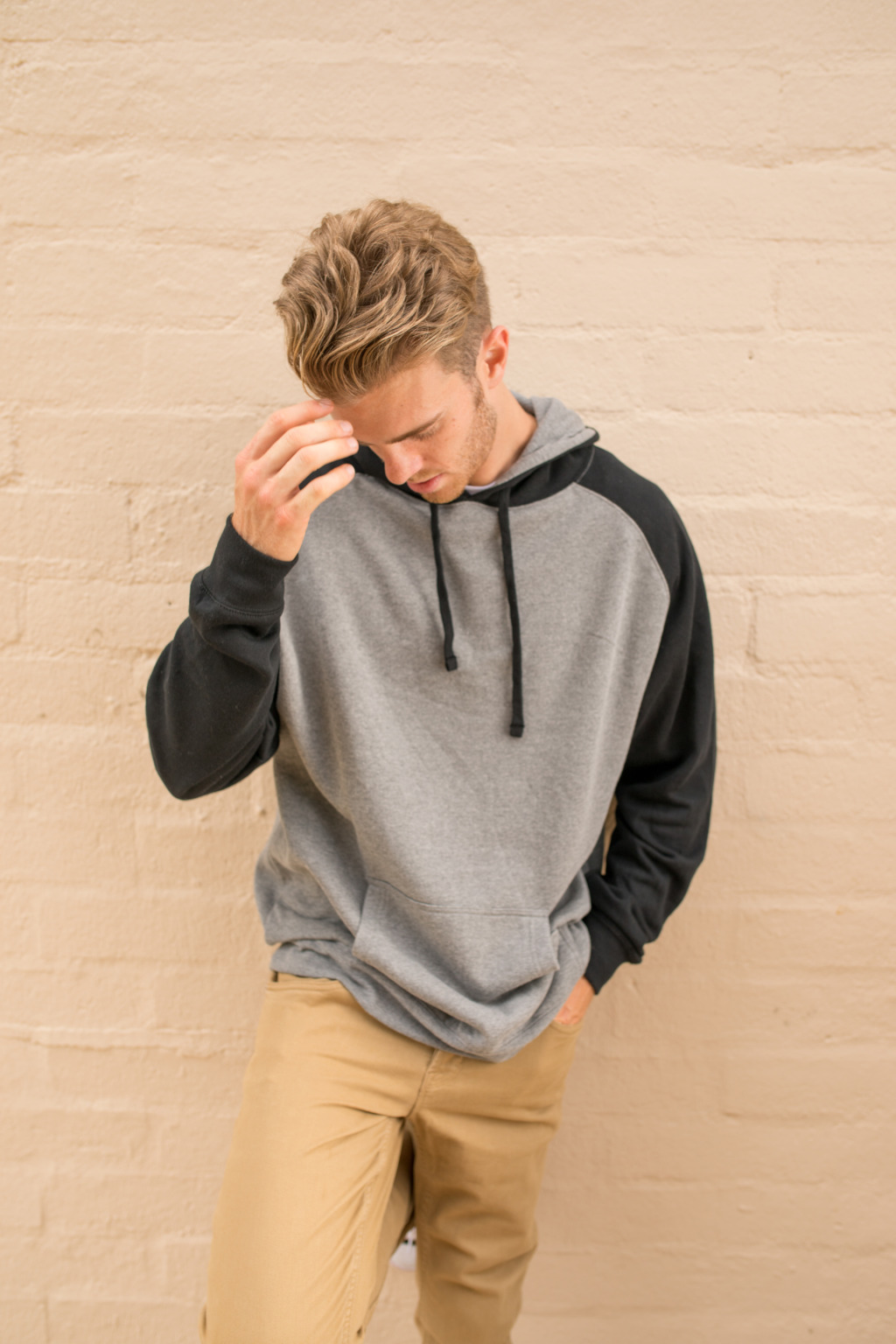 IND40RP Unisex Raglan Hooded Sweatshirt