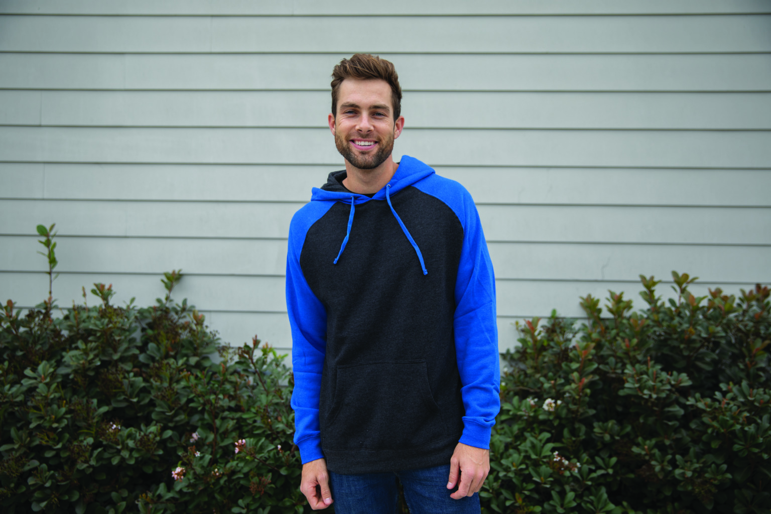 IND40RP Unisex Raglan Hooded Sweatshirt - Image 7