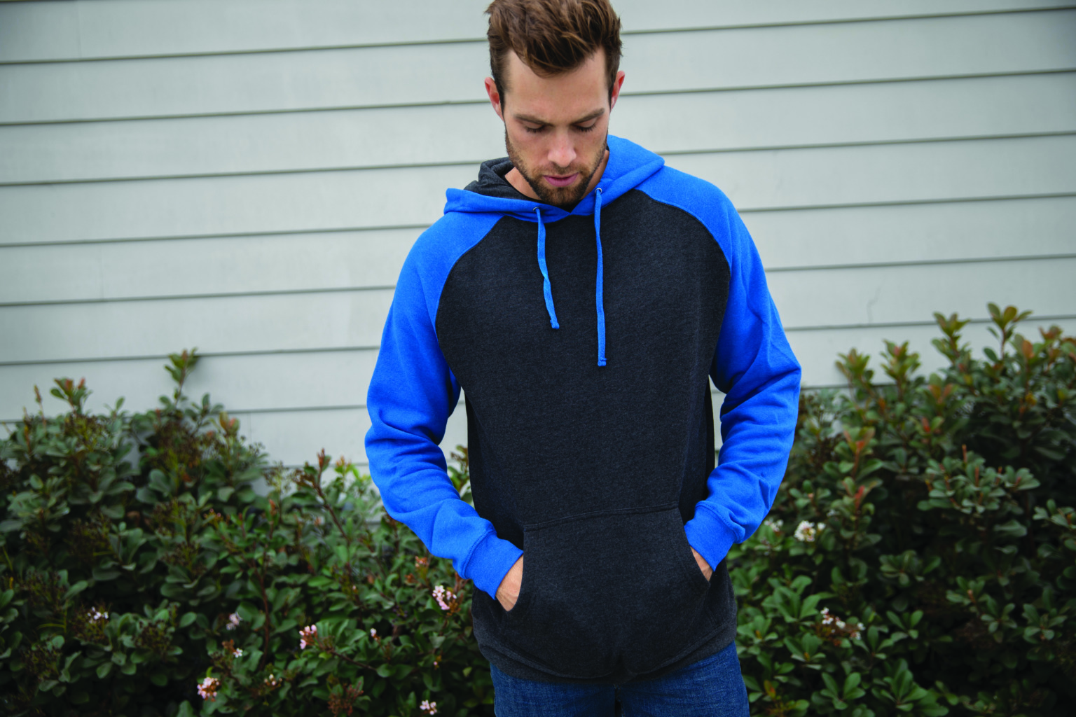 IND40RP Unisex Raglan Hooded Sweatshirt - Image 11