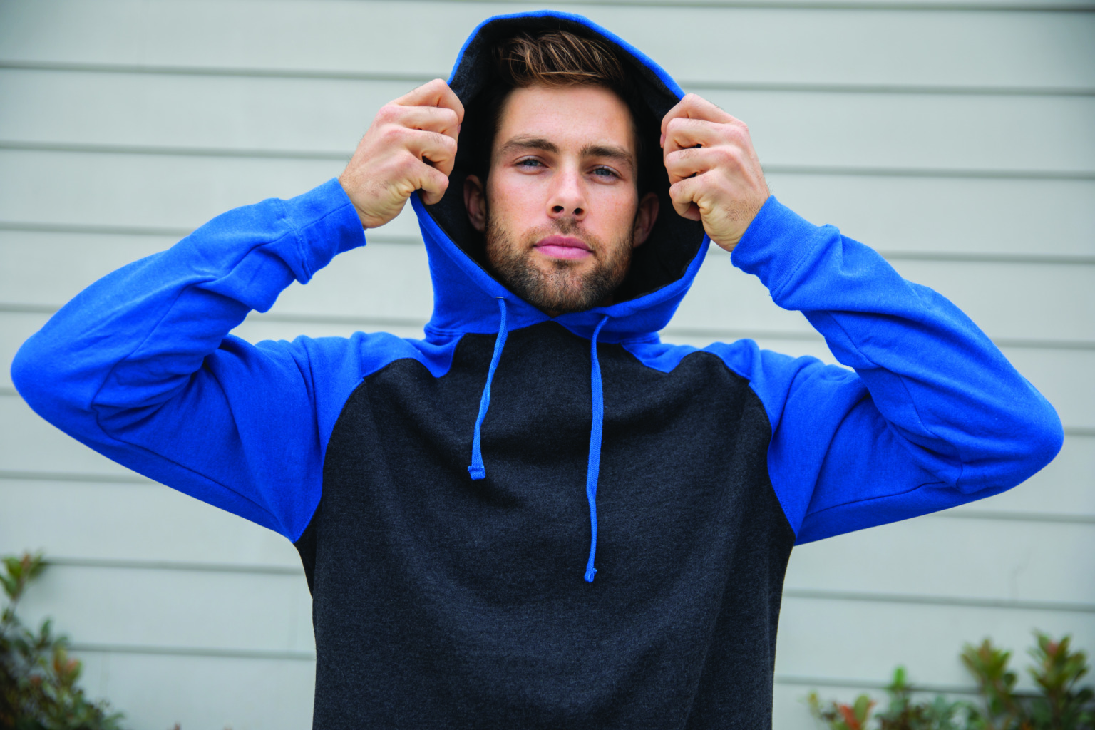 IND40RP Unisex Raglan Hooded Sweatshirt - Image 9