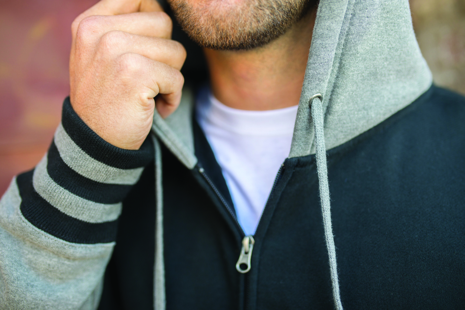 IND45UVZ Unisex Heavyweight Varsity Full-Zip Hooded Sweatshirt - Image 5