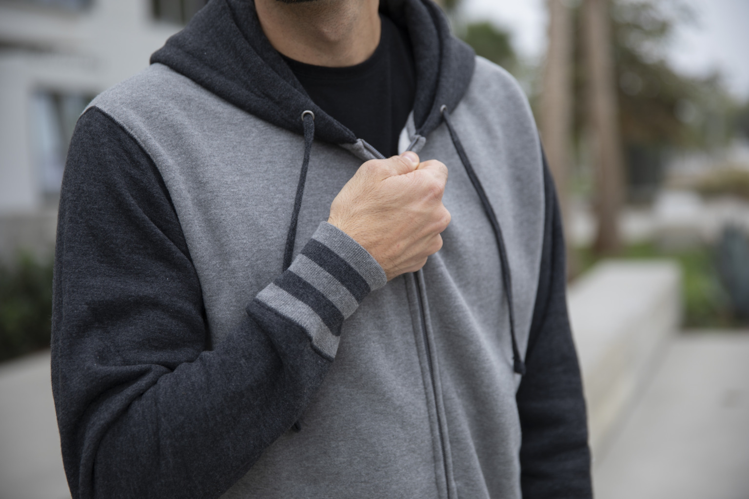 IND45UVZ Unisex Heavyweight Varsity Full-Zip Hooded Sweatshirt - Image 7