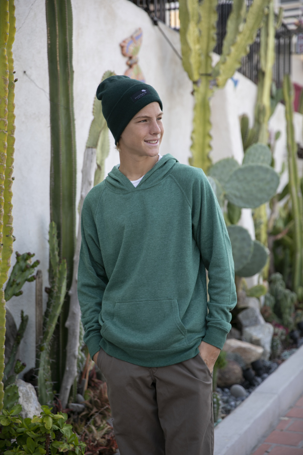 PRM15YSB Youth Lightweight Special Blend Raglan Hooded Sweatshirt - Image 6