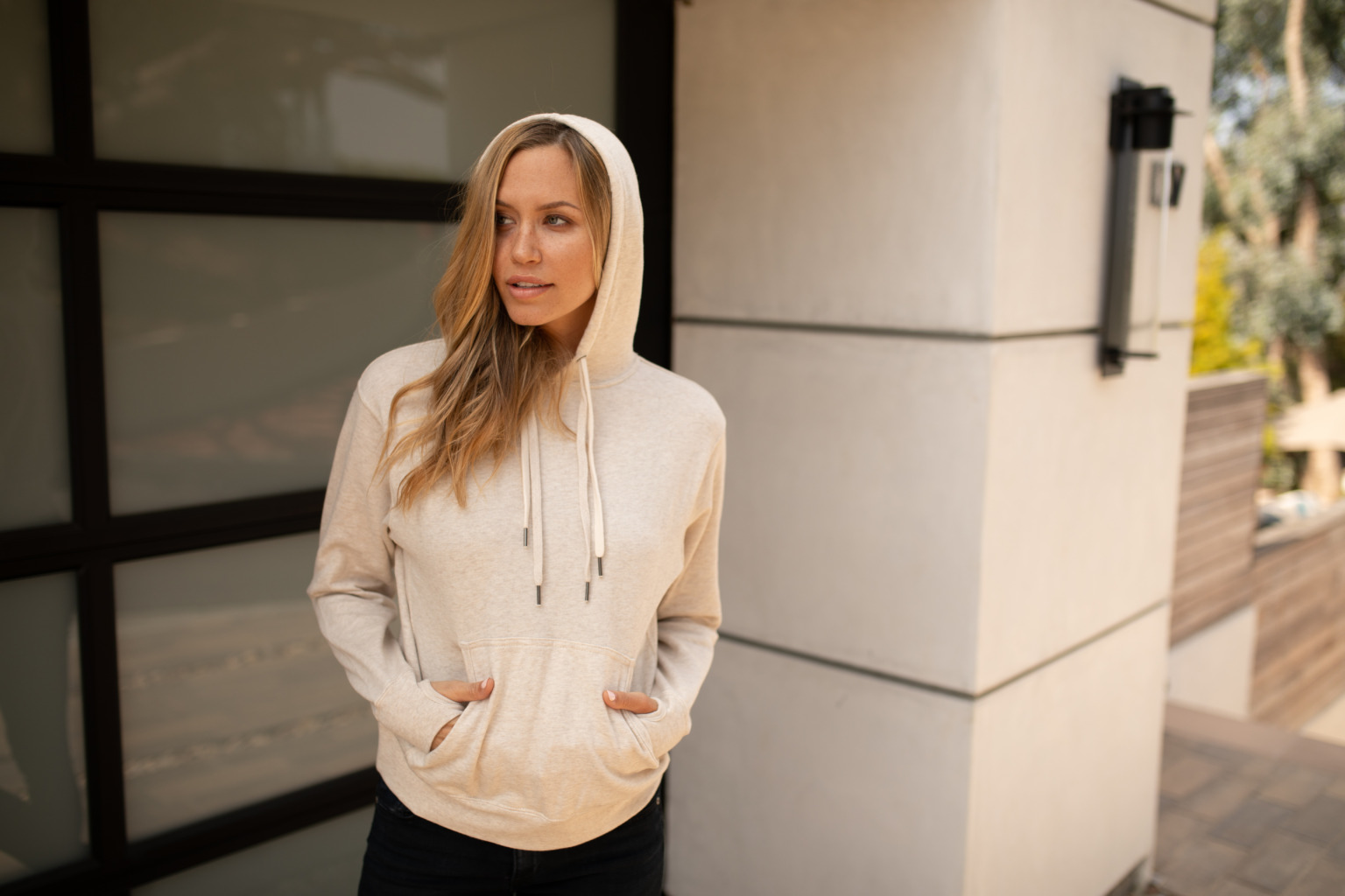 PRM90HT Unisex Midweight French Terry Hooded Sweatshirt - Image 2