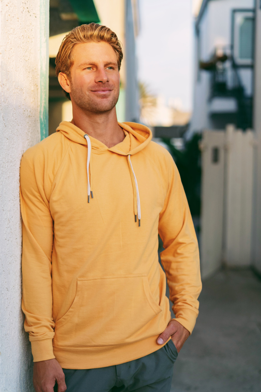 SS1000 Unisex Icon Lightweight Loopback Terry Hooded Sweatshirt - Image 7