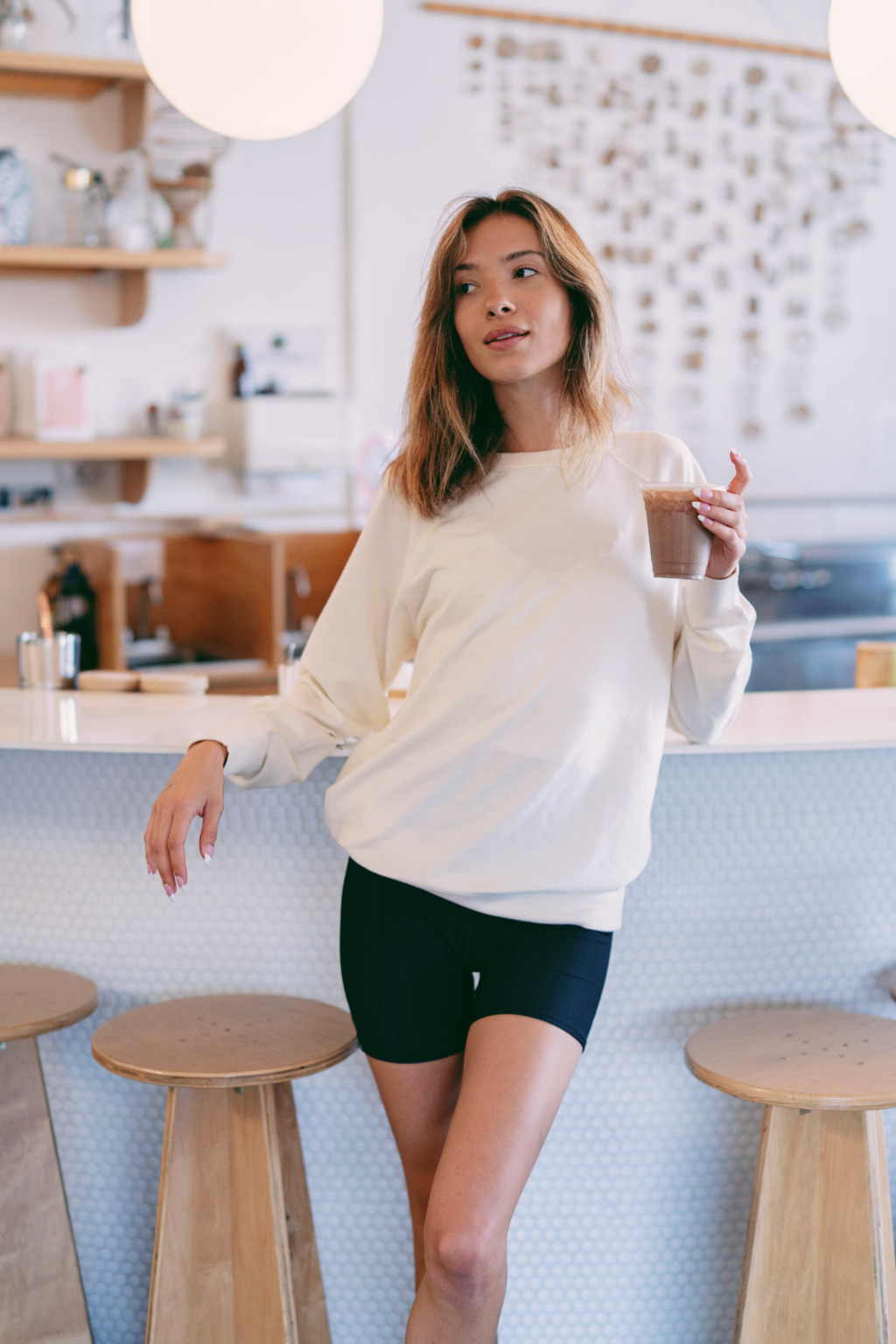 SS1000C Unisex Icon Lightweight Loopback Terry Crewneck Sweatshirt - Image 6