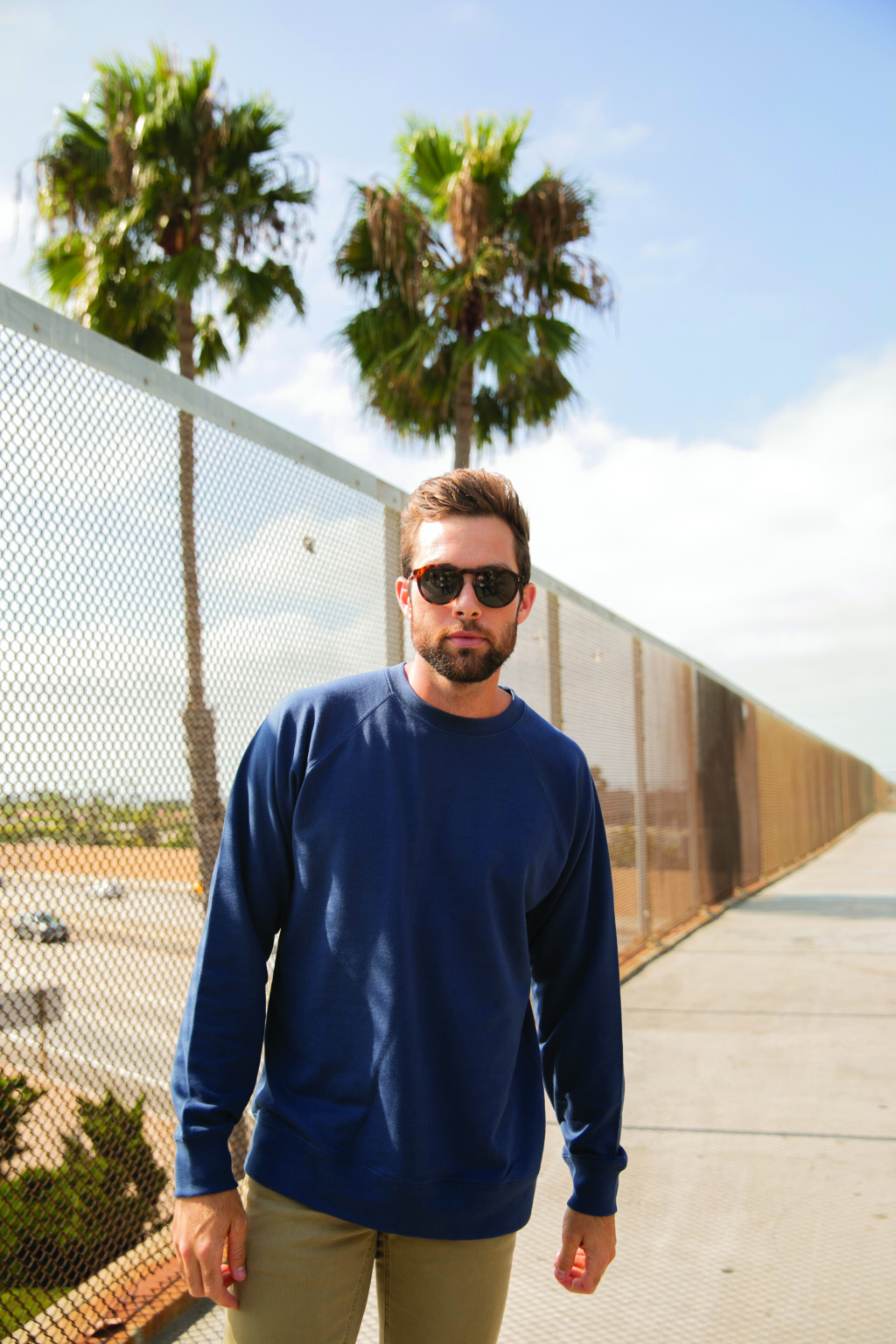 SS1000C Unisex Icon Lightweight Loopback Terry Crewneck Sweatshirt - Image 10