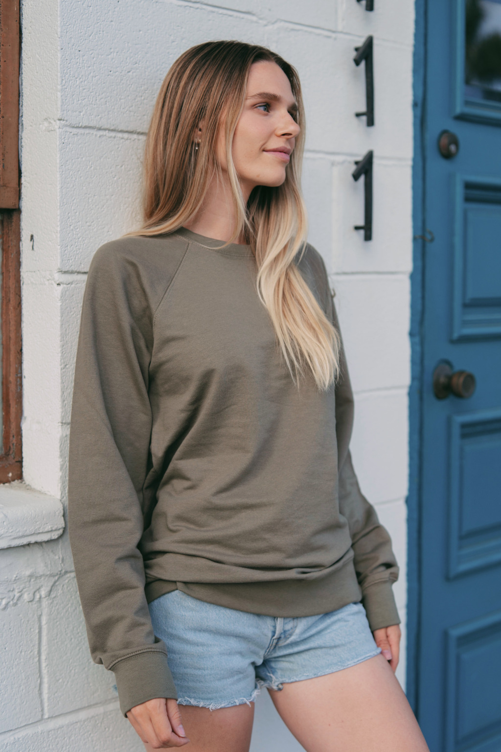 SS1000C Unisex Icon Lightweight Loopback Terry Crewneck Sweatshirt - Image 23