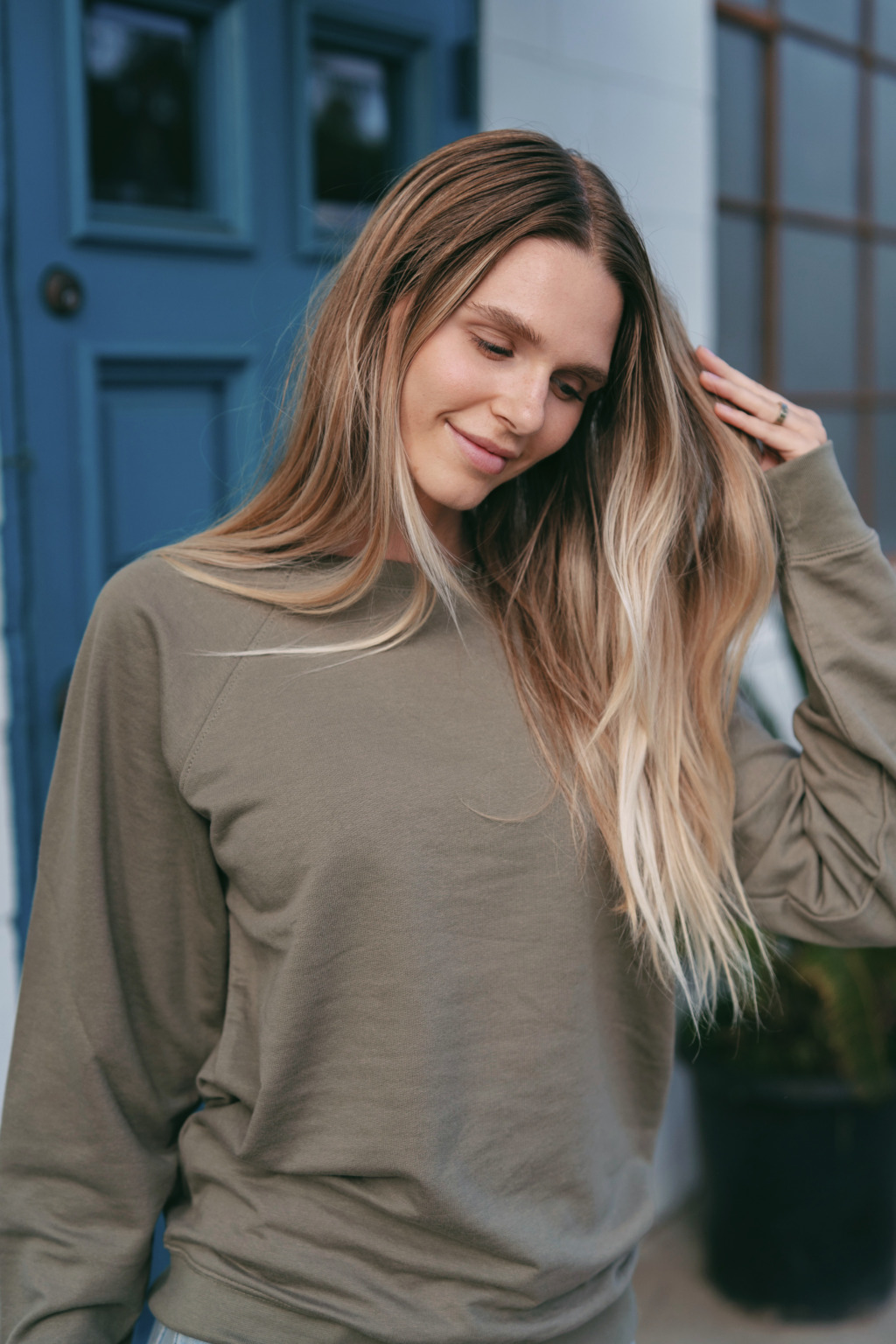 SS1000C Unisex Icon Lightweight Loopback Terry Crewneck Sweatshirt - Image 31