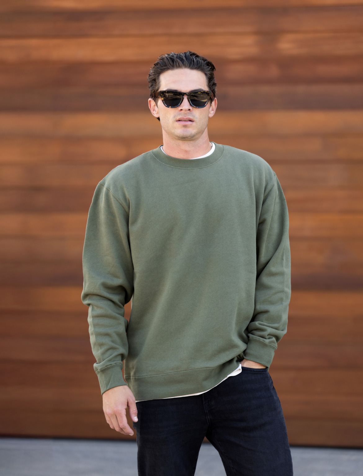 SS3000 Unisex Midweight Crewneck Sweatshirt - Image 5