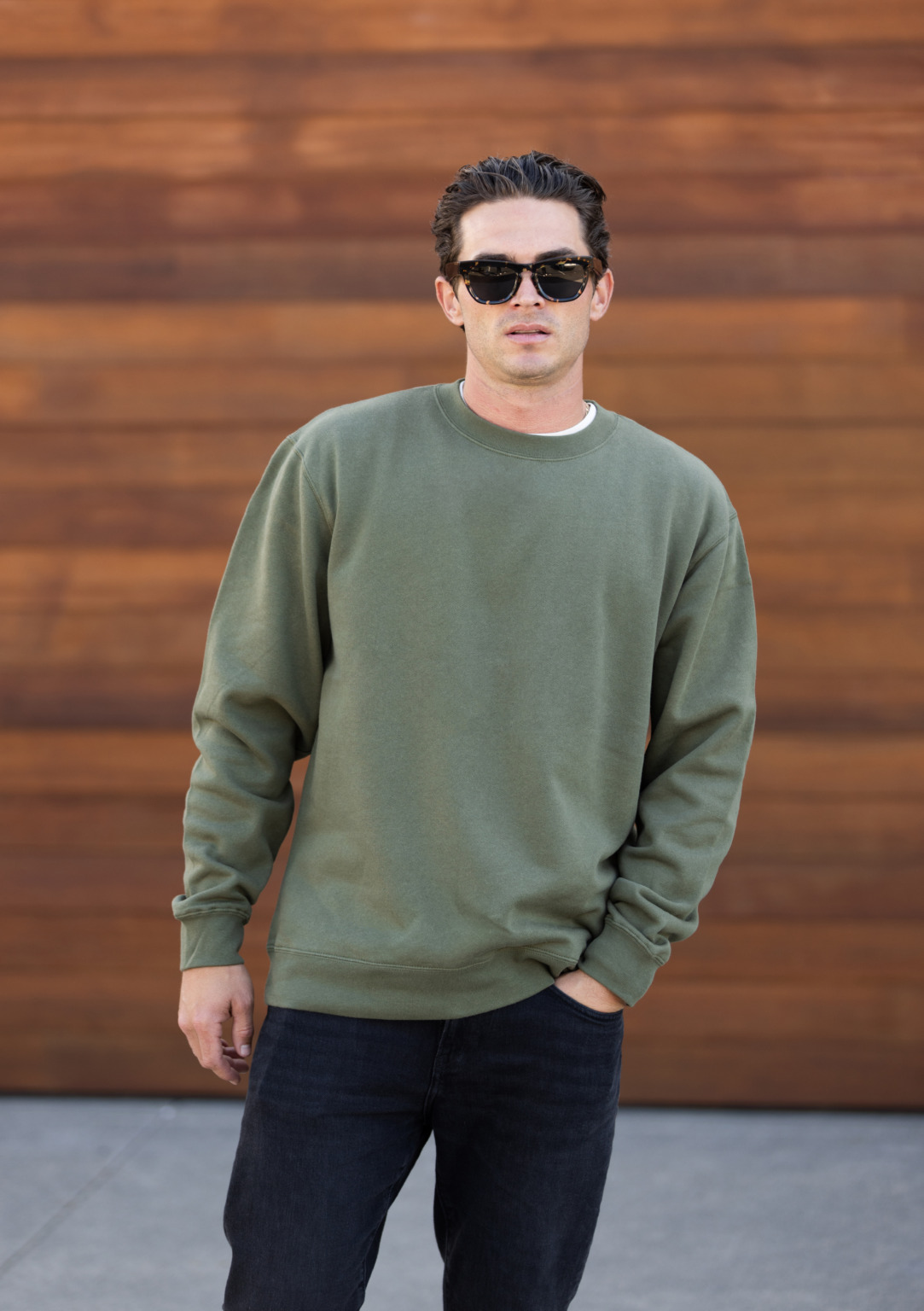 SS3000 Unisex Midweight Crewneck Sweatshirt - Image 3