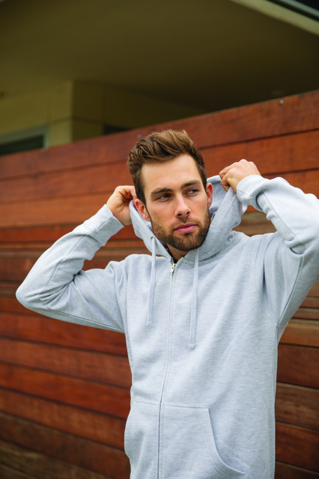SS4500Z Unisex Midweight Full-Zip Hooded Sweatshirt - Image 2