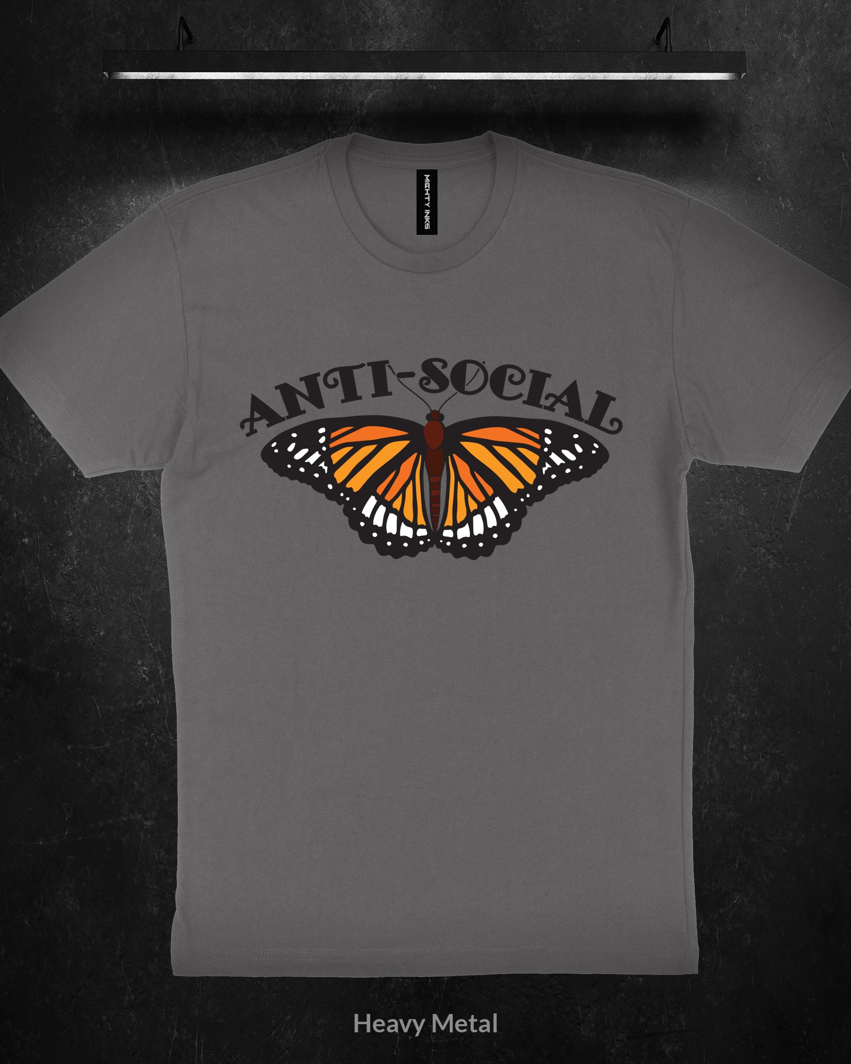 ANTI-SOCIAL-COLOR3600_heavy_metal Anti Social Color - T-Shirt - Heavy Metal