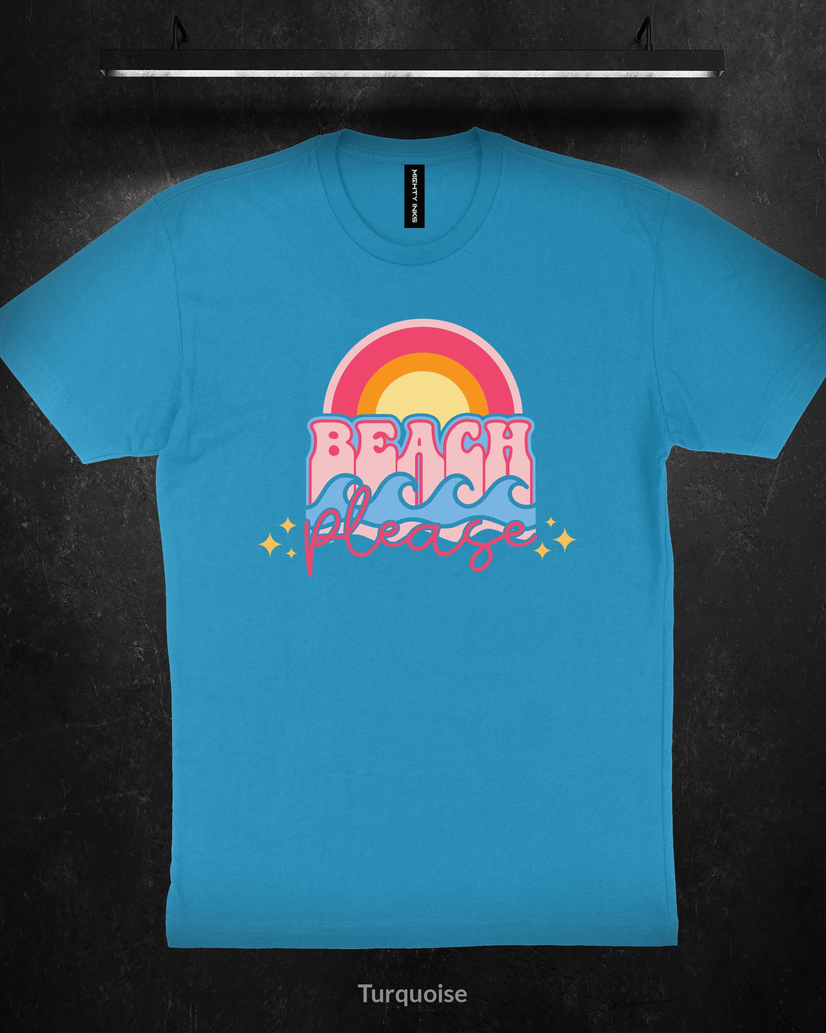 BEACH-PLEASE-FILESt-shirts_turquoise Beach Please Files - T-Shirt - Turquoise