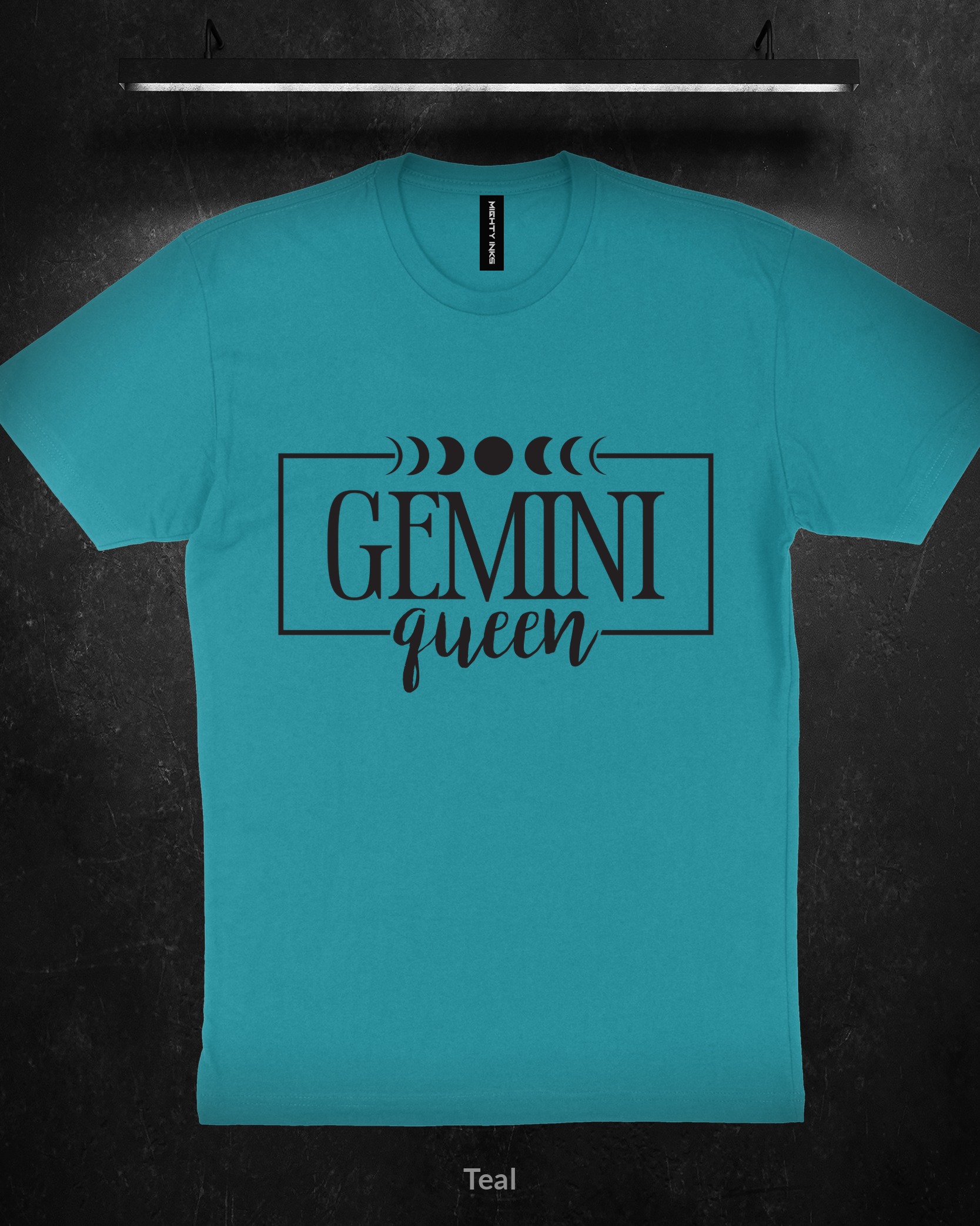 GEMINI-QUEEN3600_teal GEMINI QUEEN - T-Shirt - Teal